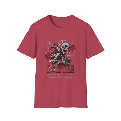 Culture is a Disaster Streetwear Funny Skull T-Shirt