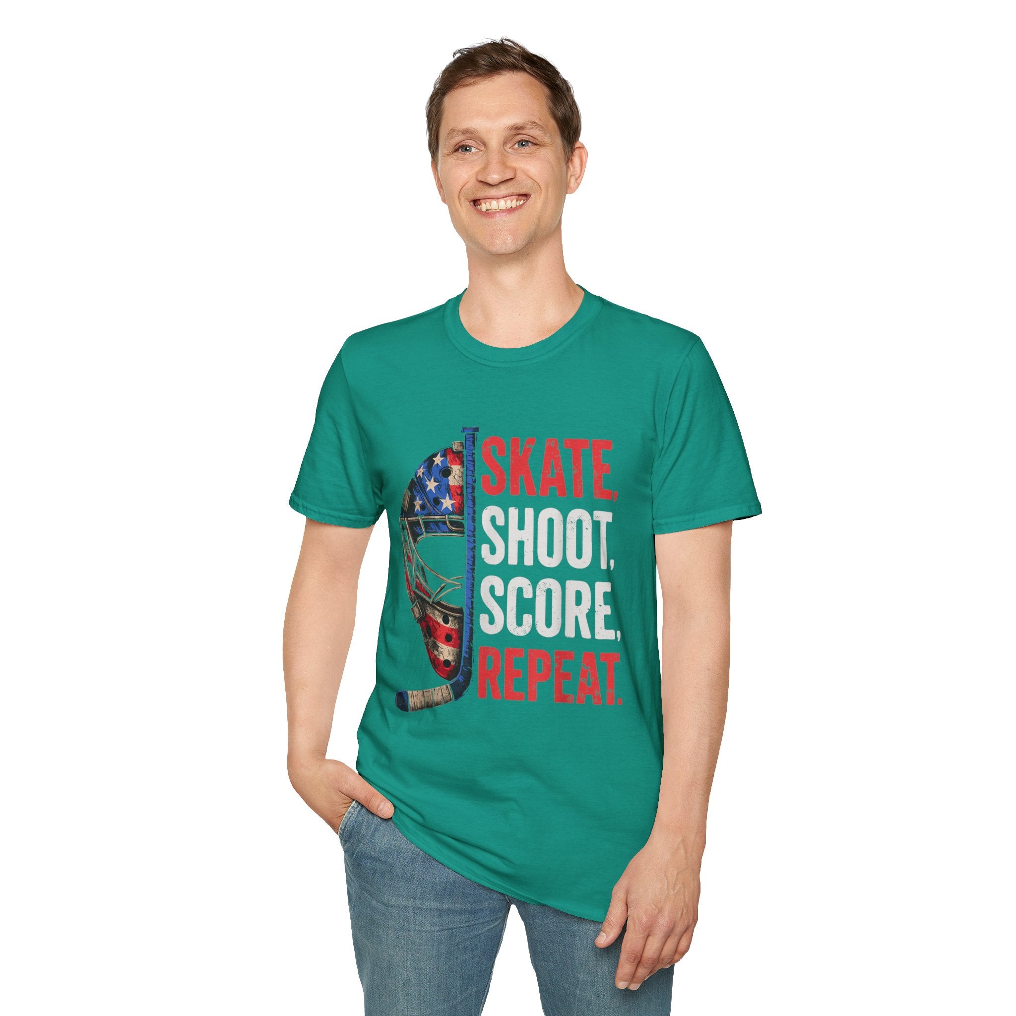 USA Hockey Skate Shoot Score Hockey T-Shirt