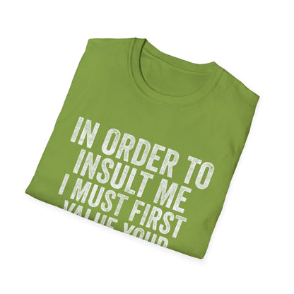 Joke Sarcastic Tee Hilarious Adult Graphic T-shirts