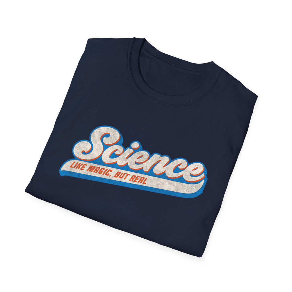 Funny Retro Science Like Magic but Real Vintage Science T-Shirt