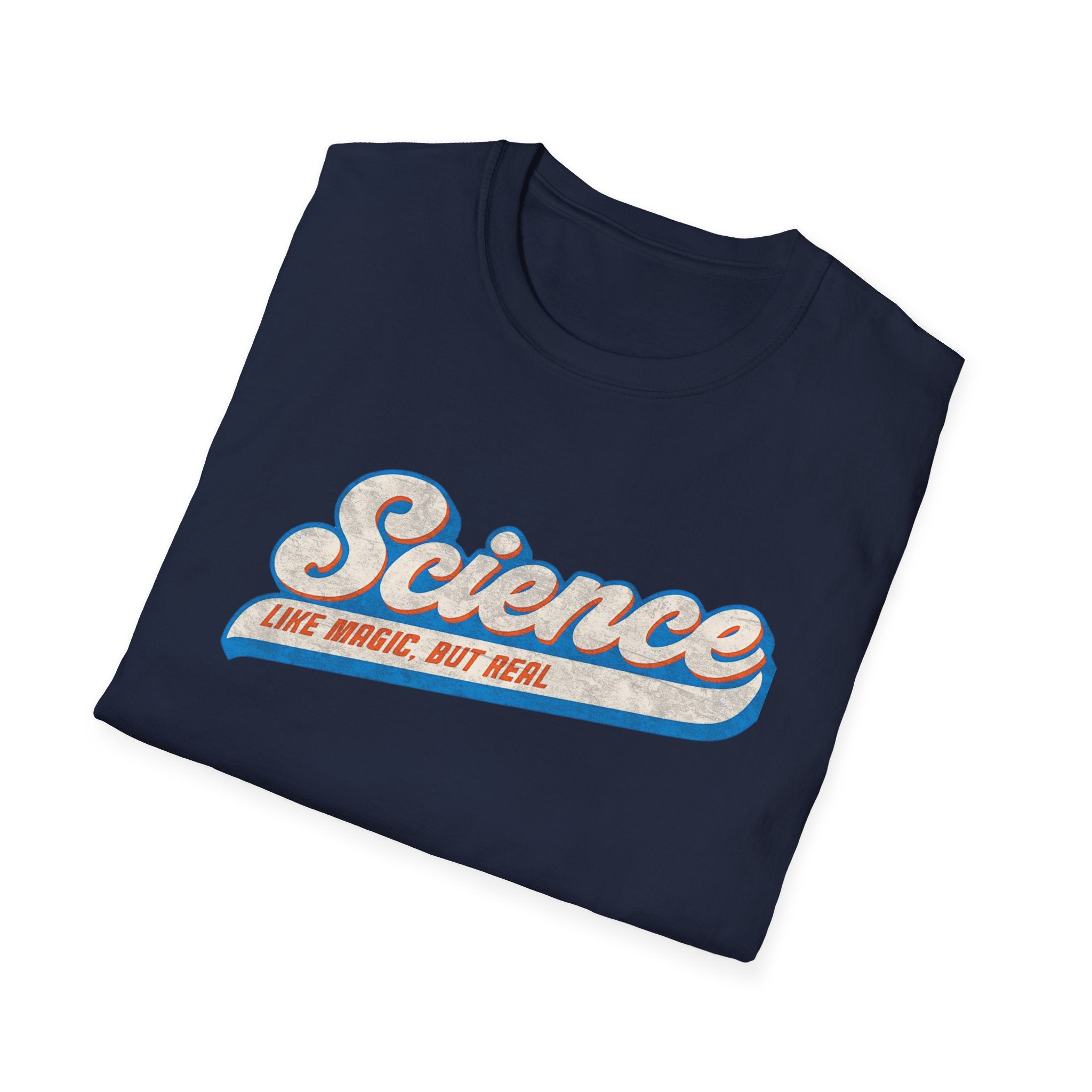 Funny Retro Science Like Magic but Real Vintage Science T-Shirt