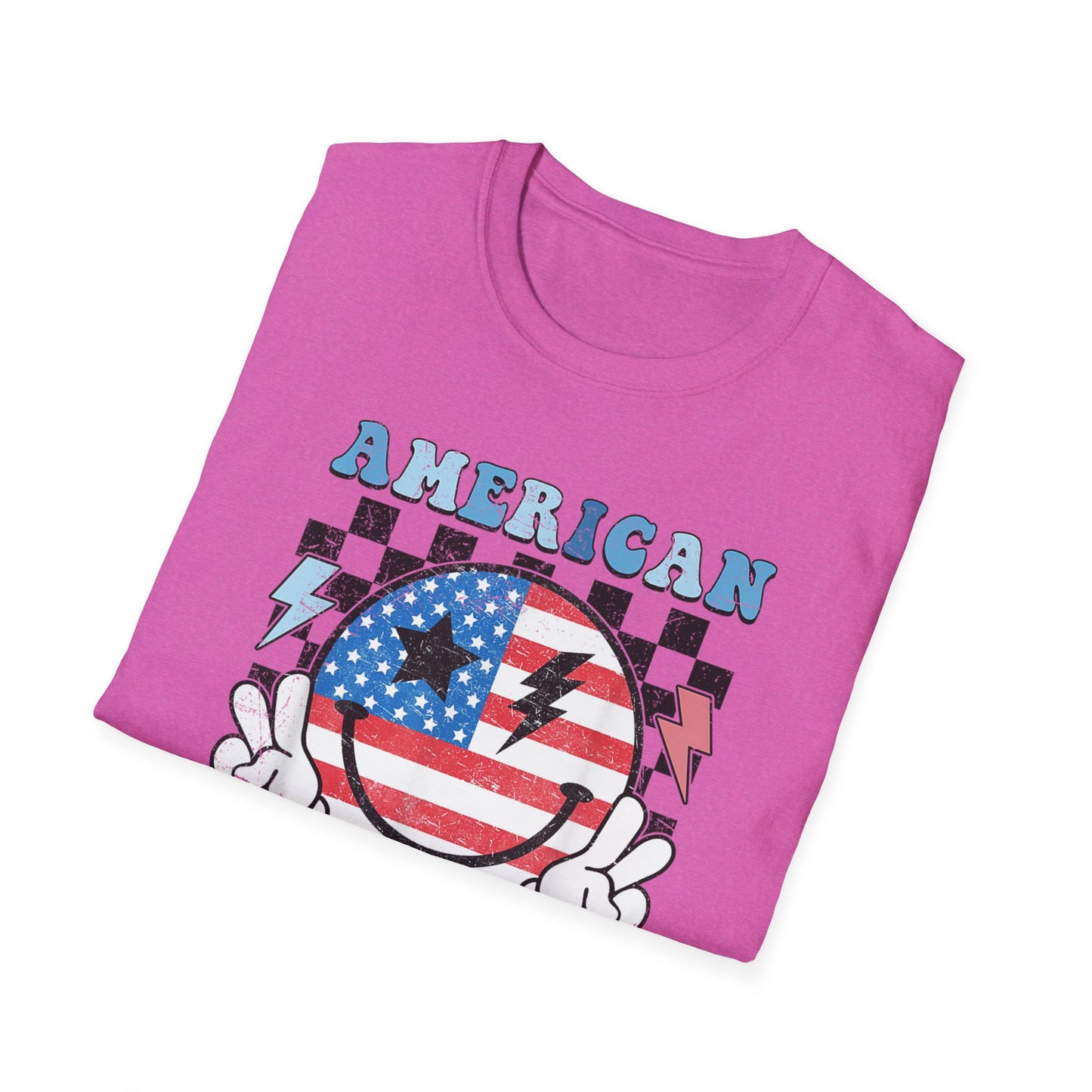 Vintage Peace Sign American Girl T-shirt
