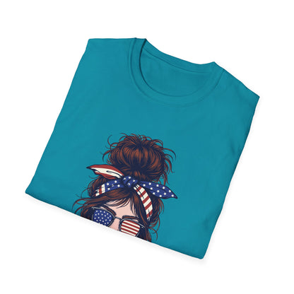 4th of July Gifts for Mothers American Mom T-shirt
