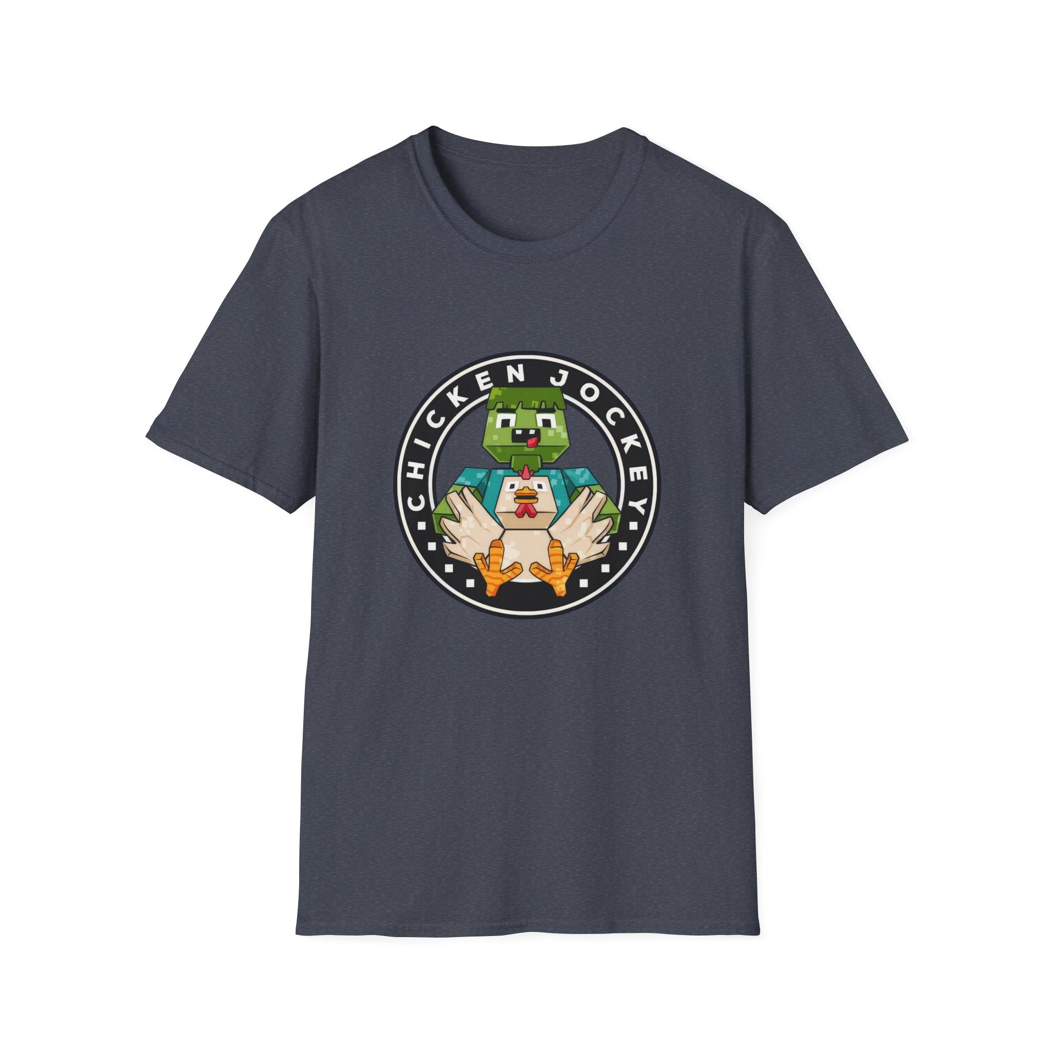 Funny Gaming Pixelated Chicken Jokey T-Shirt