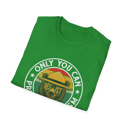 Only You Can Prevent Fascism Funny Resist USA Democracy T-Shirt