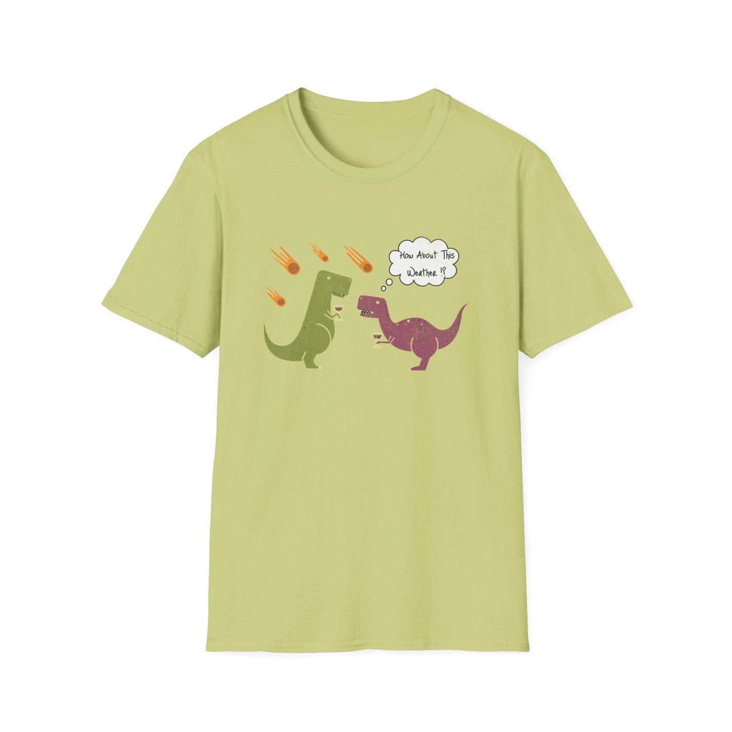 Funny T-Rex How About This Weather? Dino Puns T-Shirt