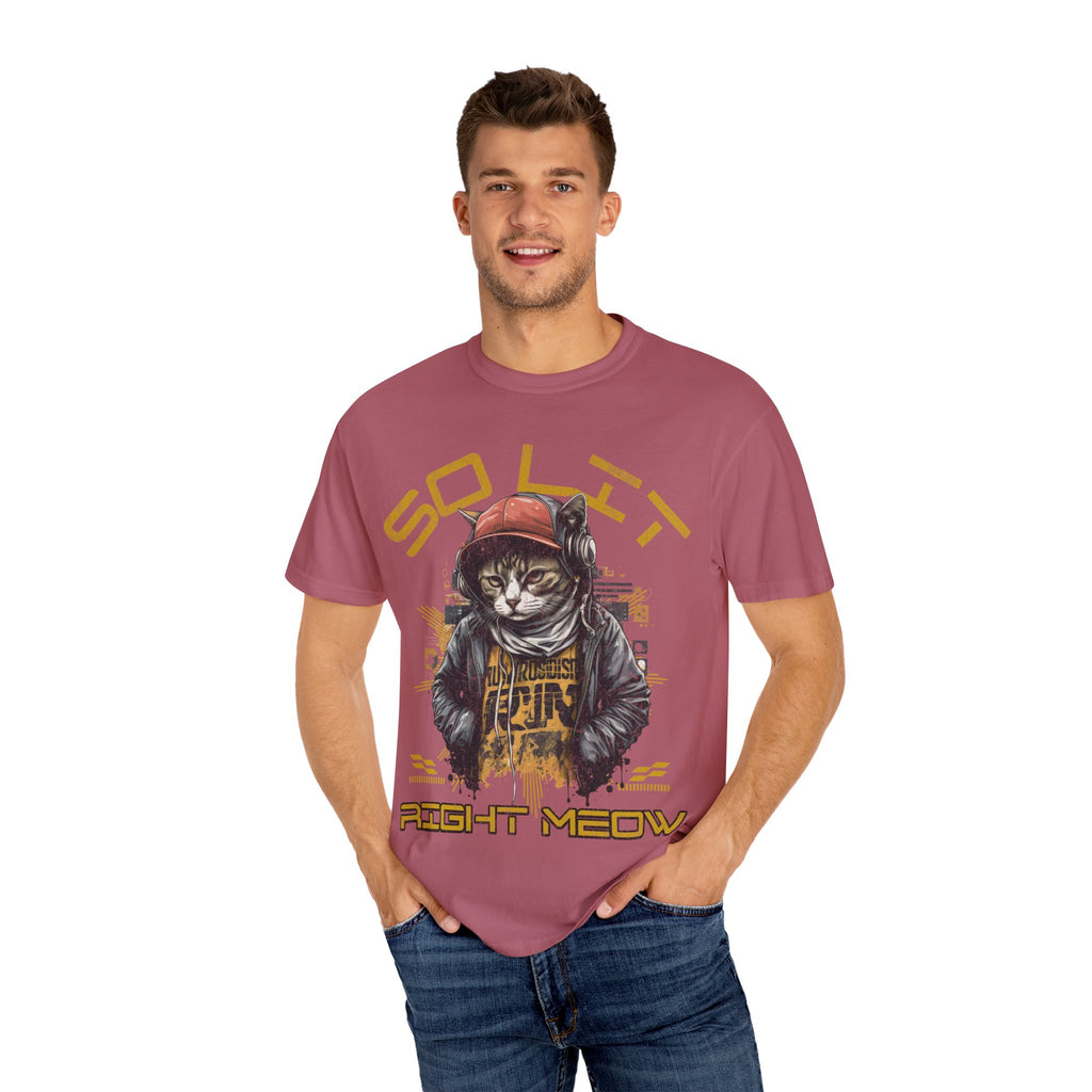 So Lit Right Meow Funny Cat Streetwear T-Shirt