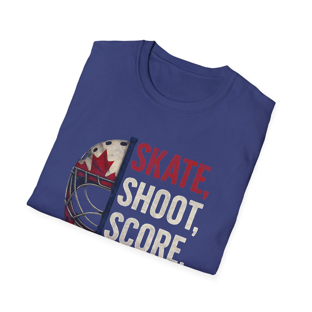 Hockey Skate Shoot Score Hockey Canada T-Shirt