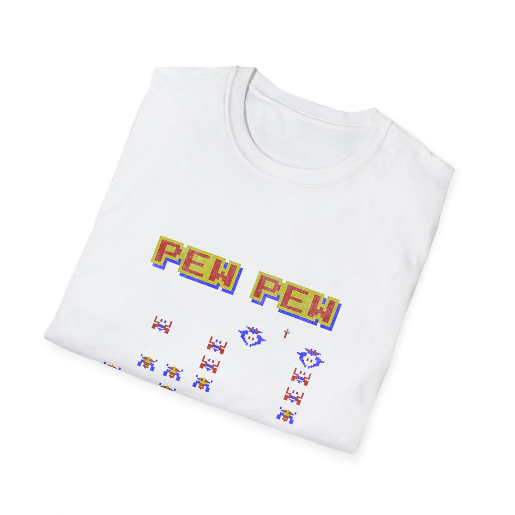PEW PEW Retro Video Game Vintage Gaming Gamer T-Shirt