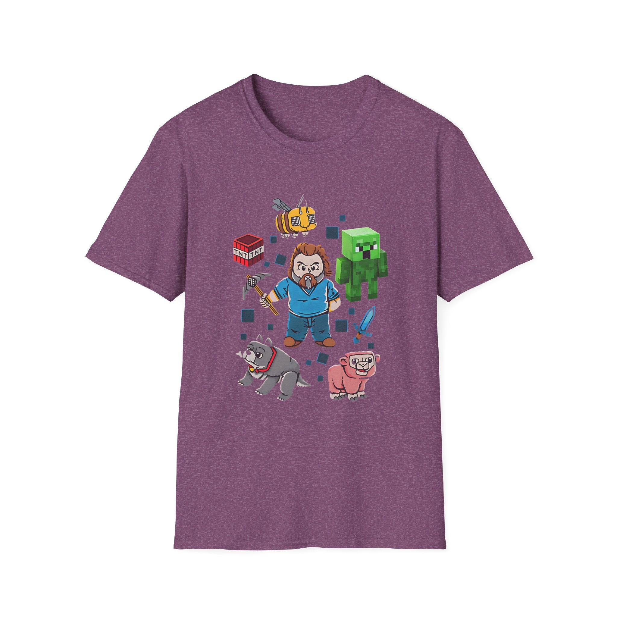 Pop Culture Mining & Crafting Funny Gaming T-Shirt