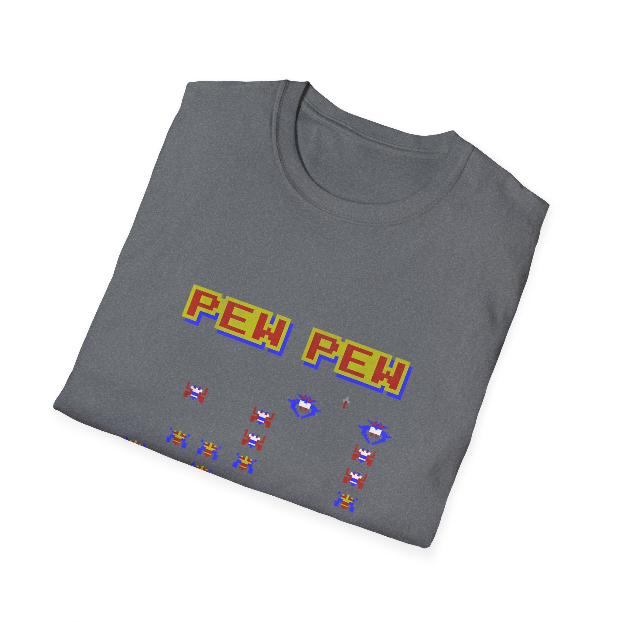 PEW PEW Retro Video Game Vintage Gaming Gamer T-Shirt