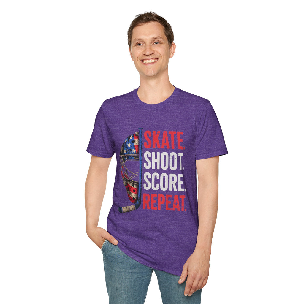 USA Hockey Skate Shoot Score Hockey T-Shirt