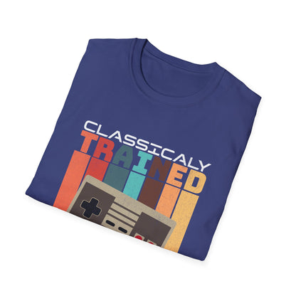 Retro Classically Trained on 8-Bit Quests Gamer T-Shirt