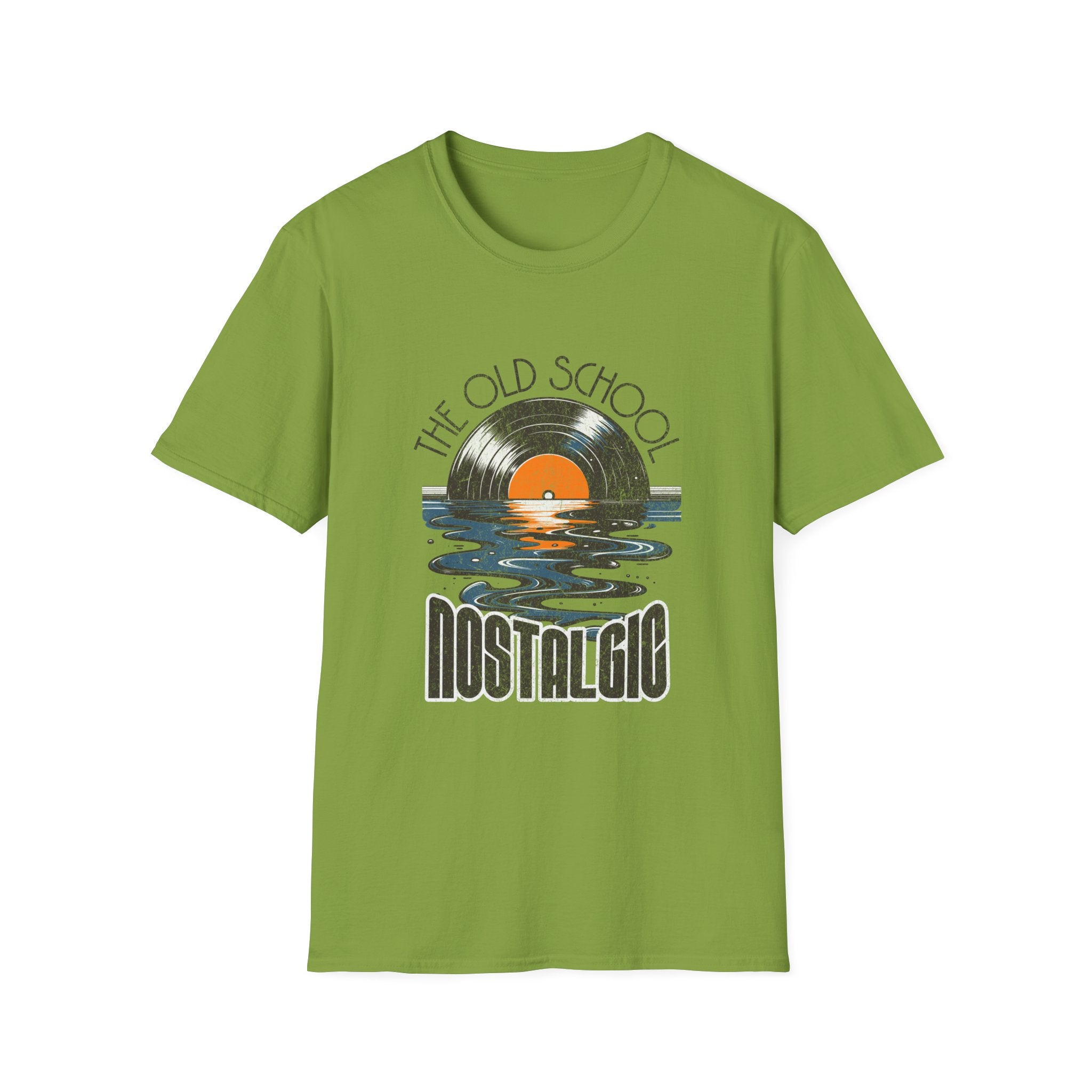 Retro Nostalgic Vintage Vinyl Music T-shirt