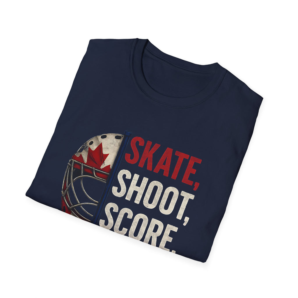 Hockey Skate Shoot Score Hockey Canada T-Shirt