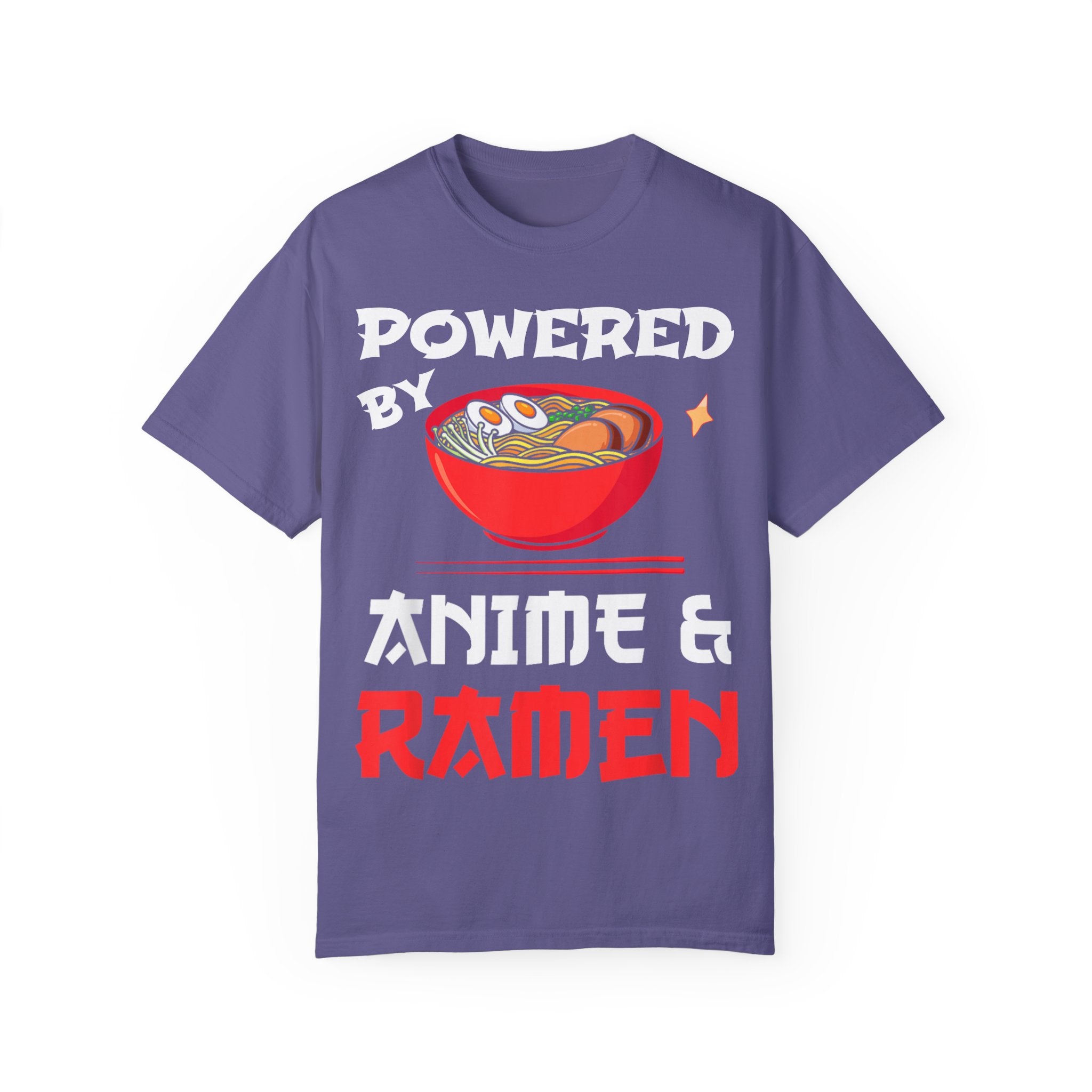 Powered by Anime & Ramen Anime T-shirt