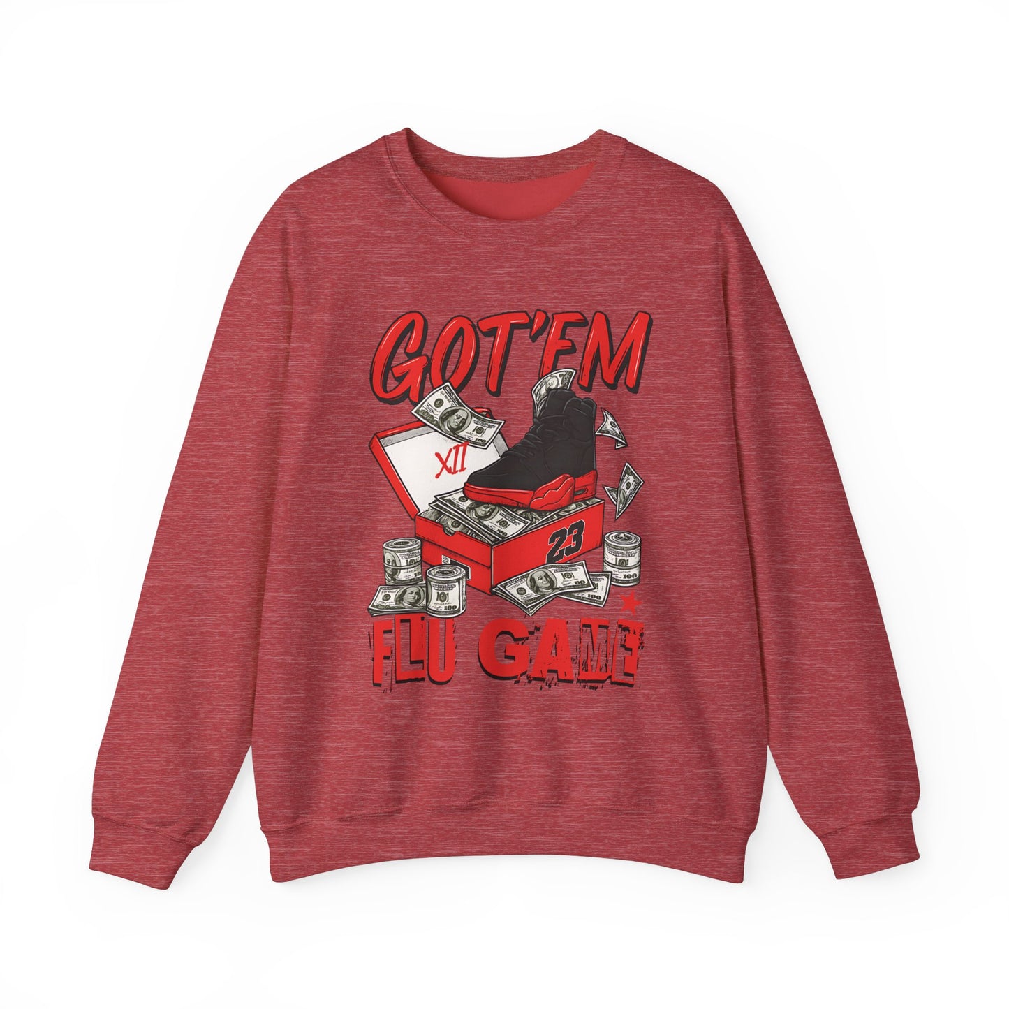 Streetwear Sneakerhead Match Jordan 12 Retro Flu Game Sweatshirt