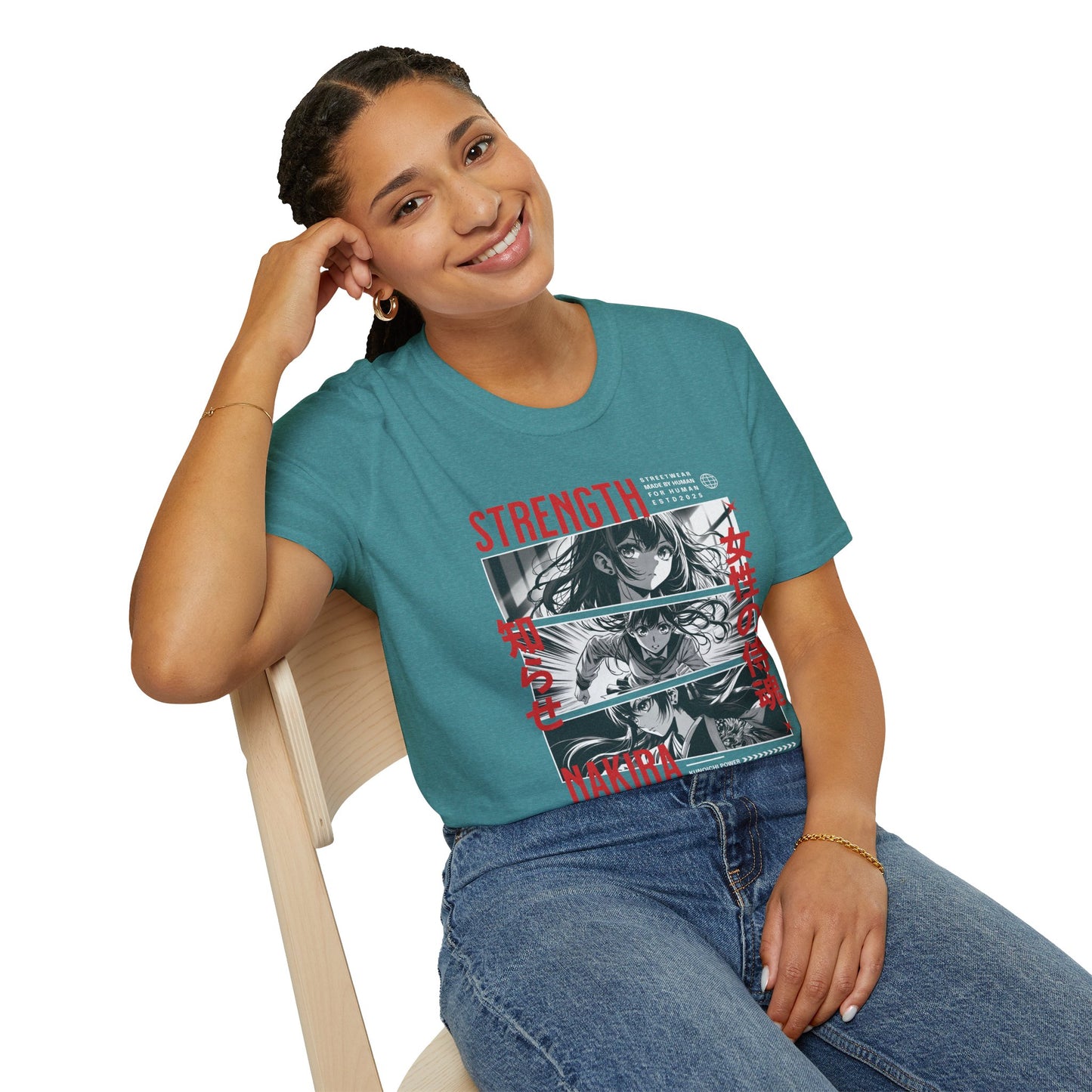 Nakira Strength Anime Girl T-Shirt