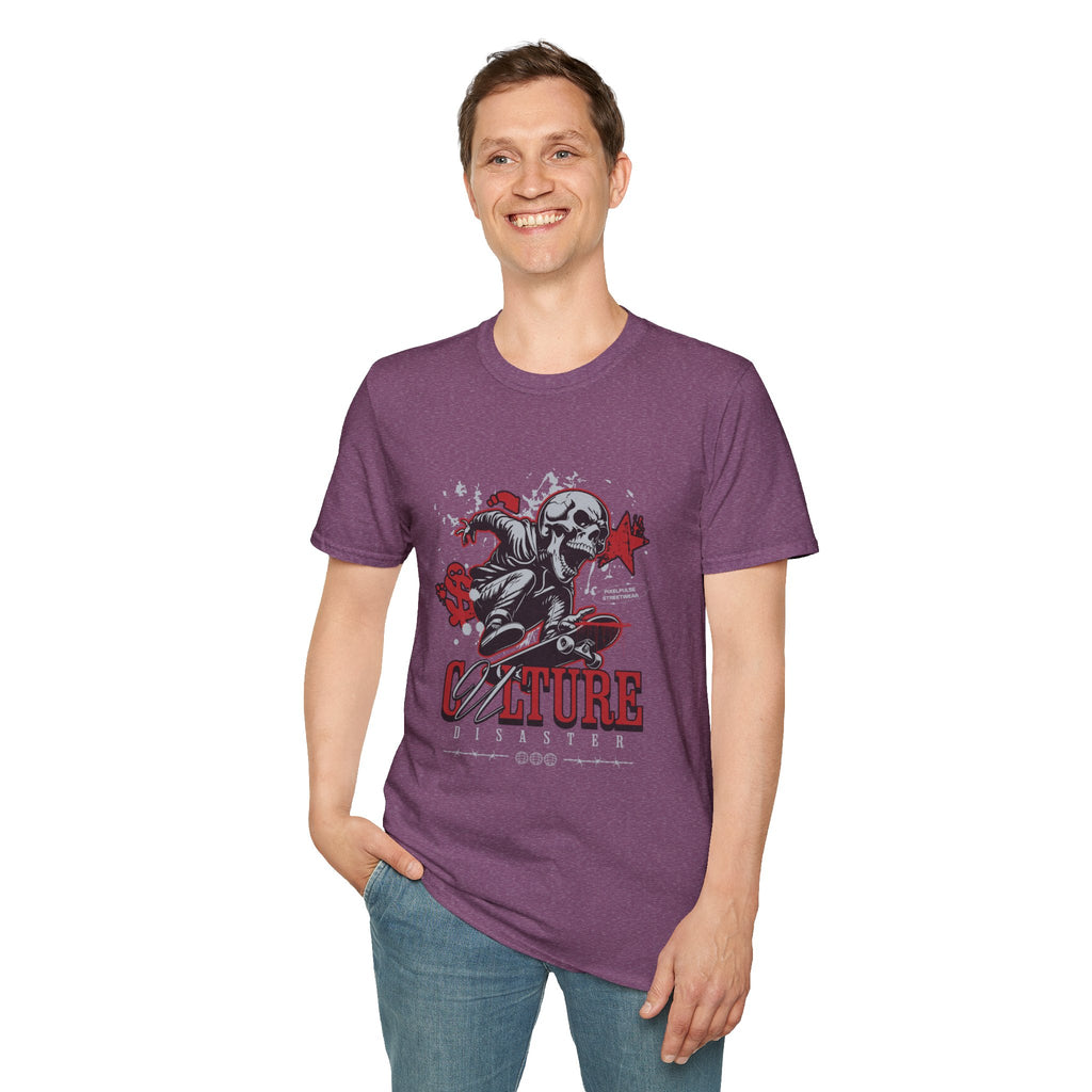Culture is a Disaster Streetwear Funny Skull T-Shirt