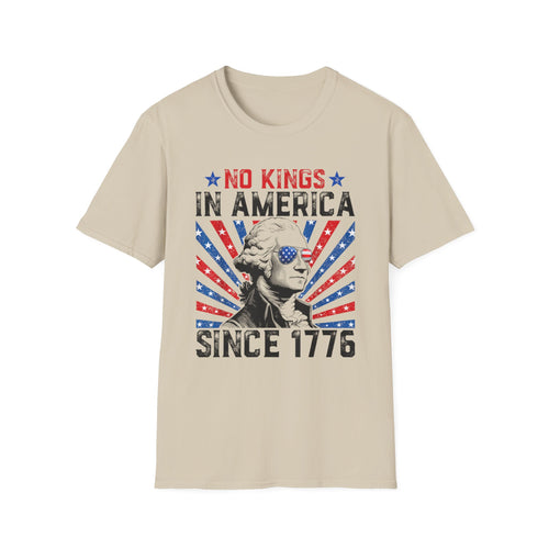 4th of July America Democracy No Kings Since 1776 T-Shirt