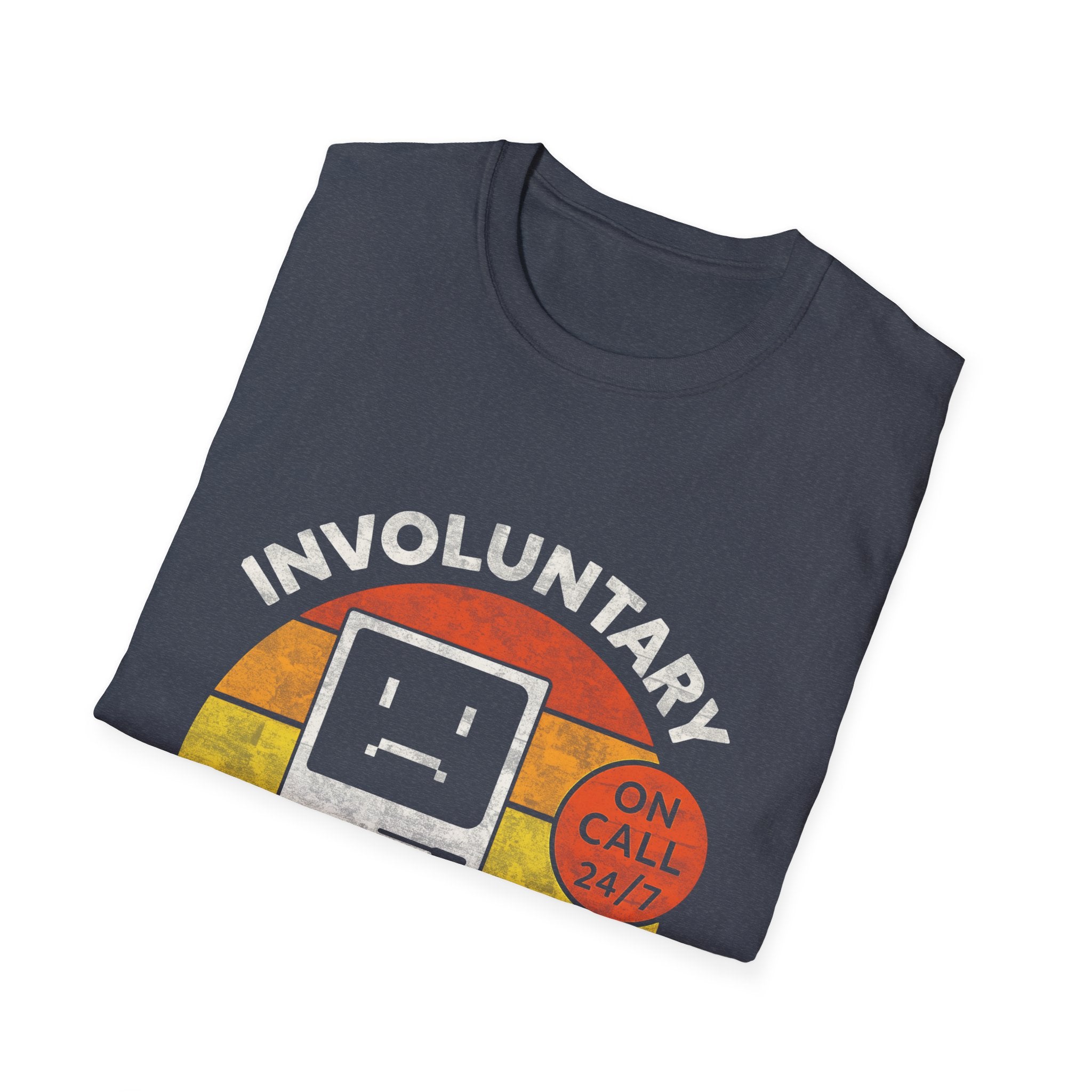 Involuntary Tech Support Funny Retro 80s Computer T-shirt