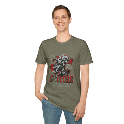 Culture is a Disaster Streetwear Funny Skull T-Shirt