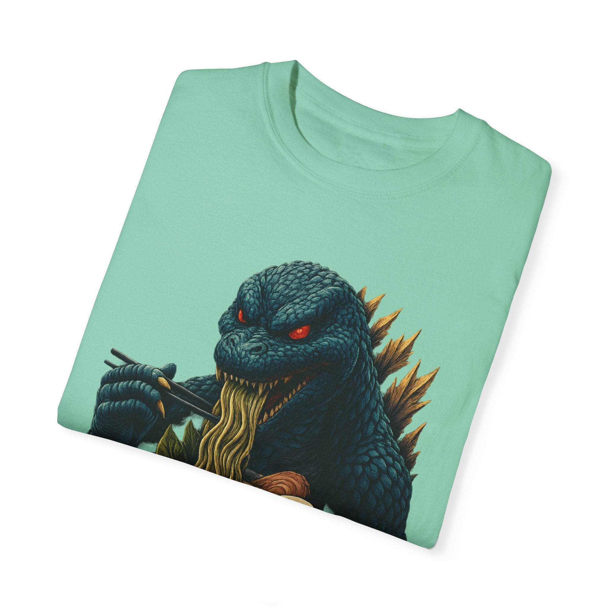 Kaiju Godzilla Eating Ramen T-shirt