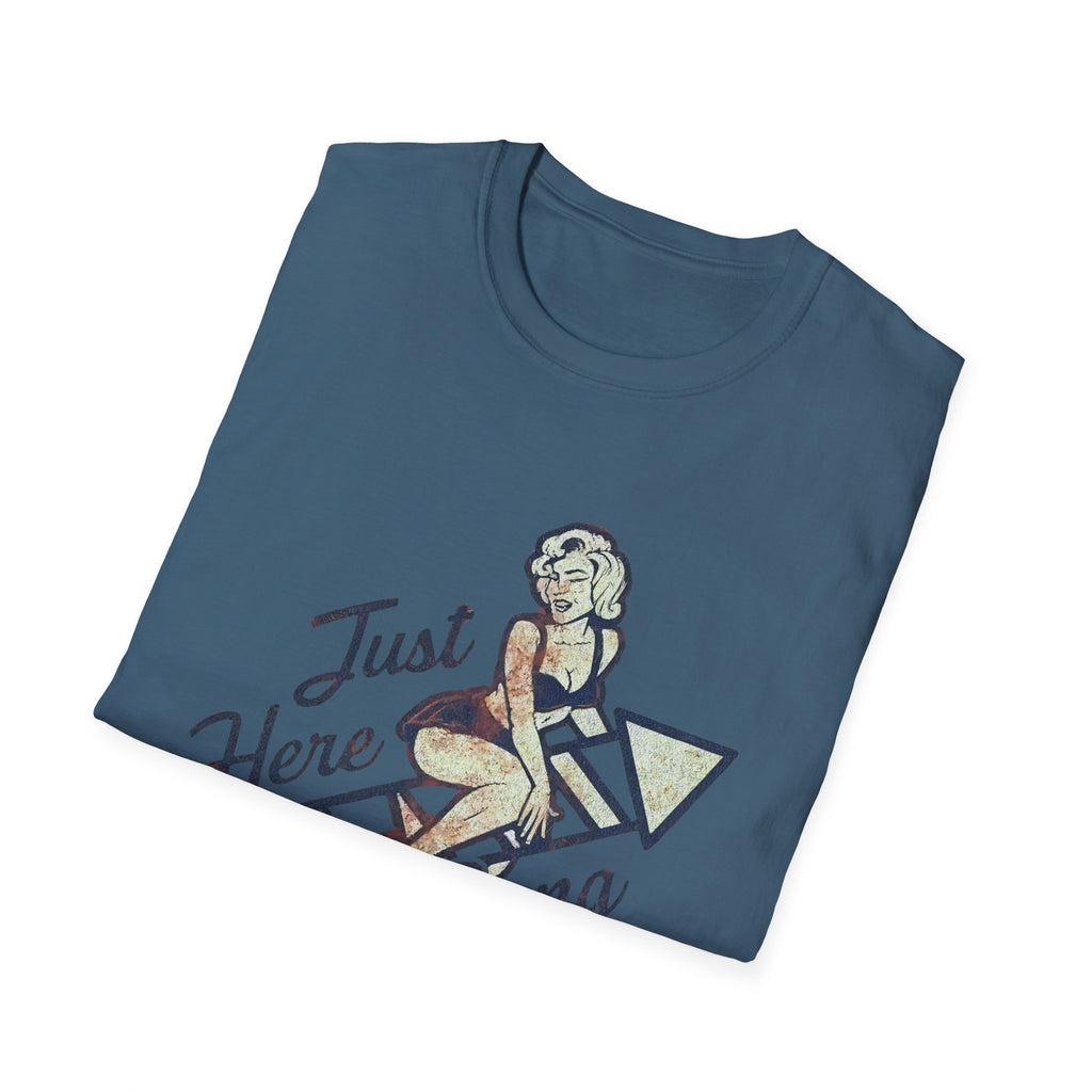 Just Here to Bang Firecrackers 4th of July Adult T-shirt