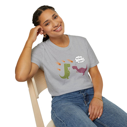 Funny T-Rex How About This Weather? Dino Puns T-Shirt