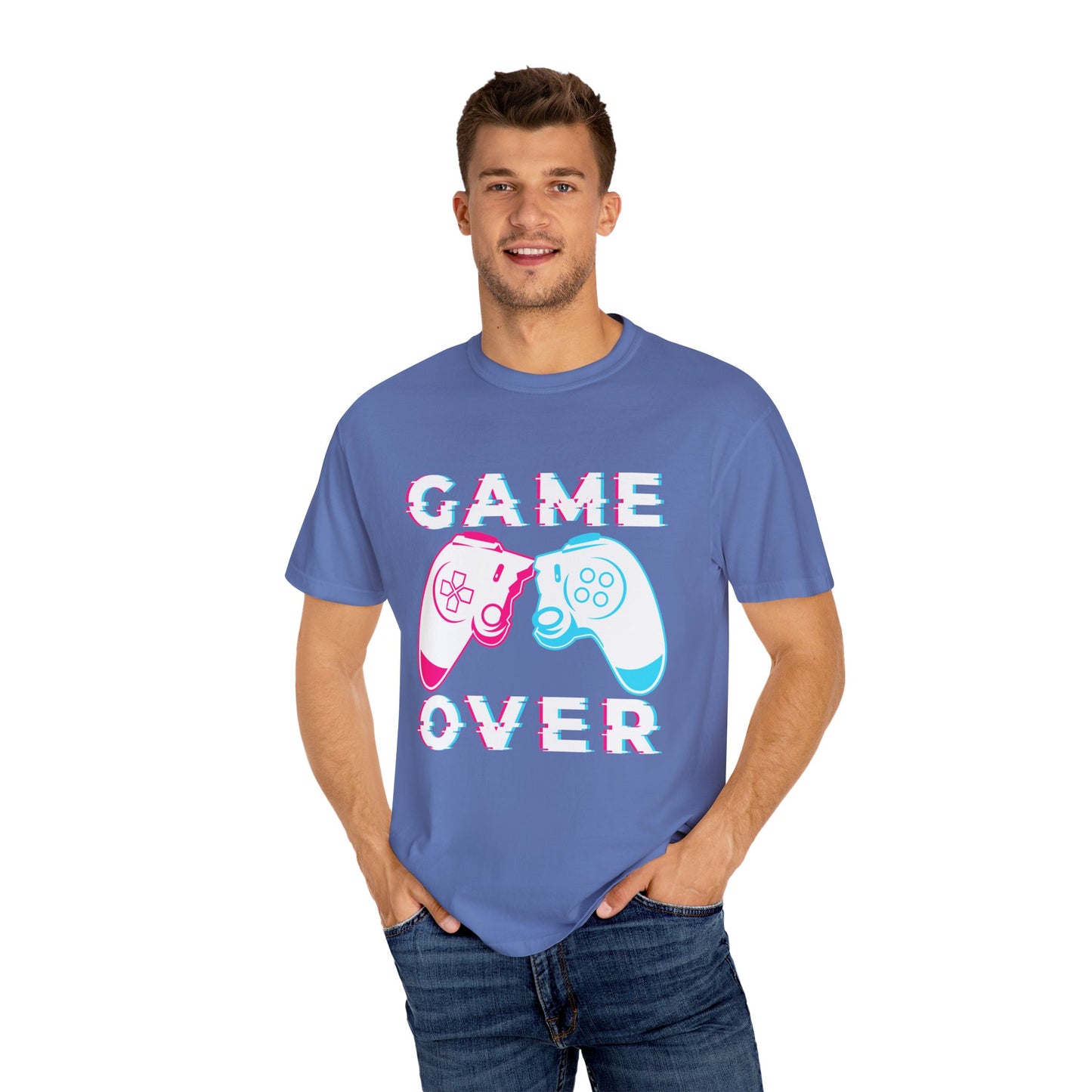 Gamer Over – Pixelated Controller T-shirt