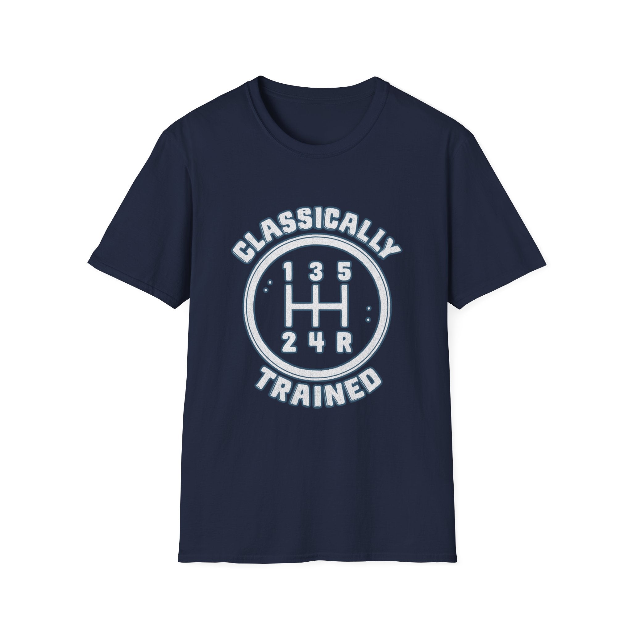 Classically Trained Stick Shift Hot Rod Gearhead Vintage Car T-Shirt