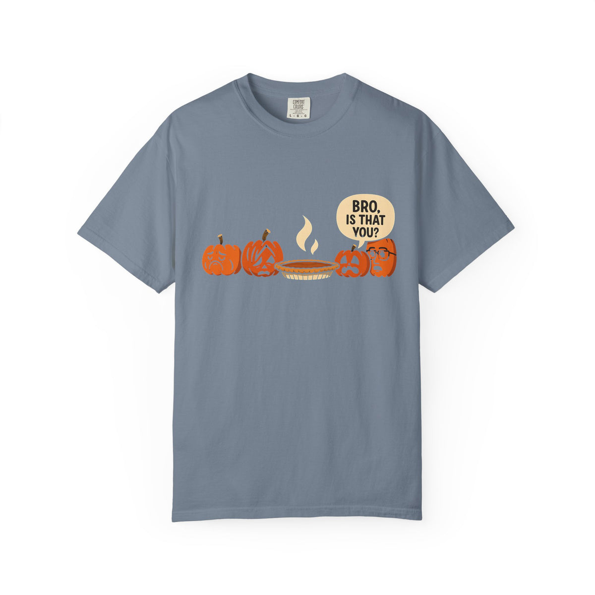 Funny pumpkin pie shirt, retro fall humor tee, sarcastic autumn gift, cute thanksgiving graphic top | Comfort Colors® T-Shirt
