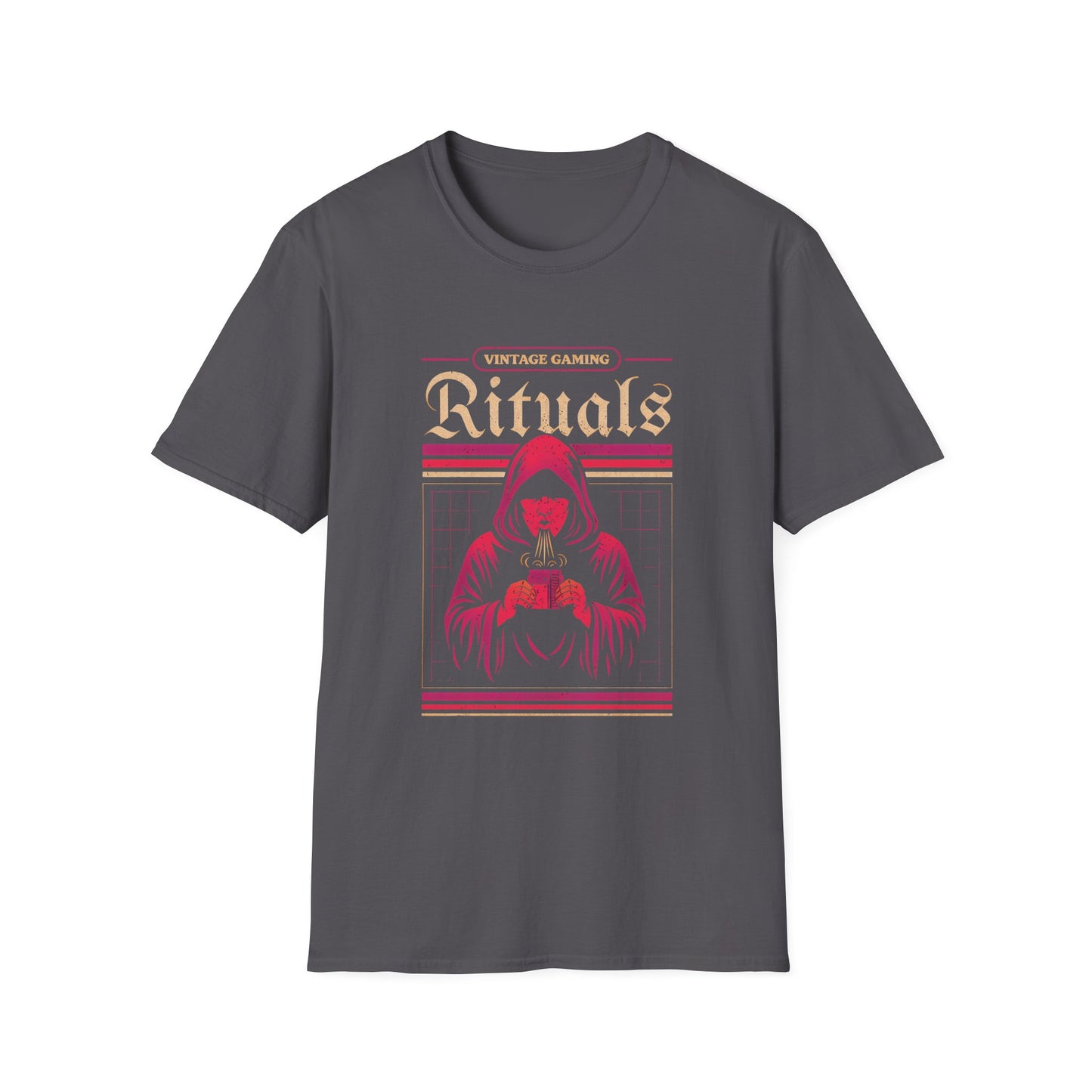 Vintage Gaming Rituals Retro Old School Gamer T-Shirt