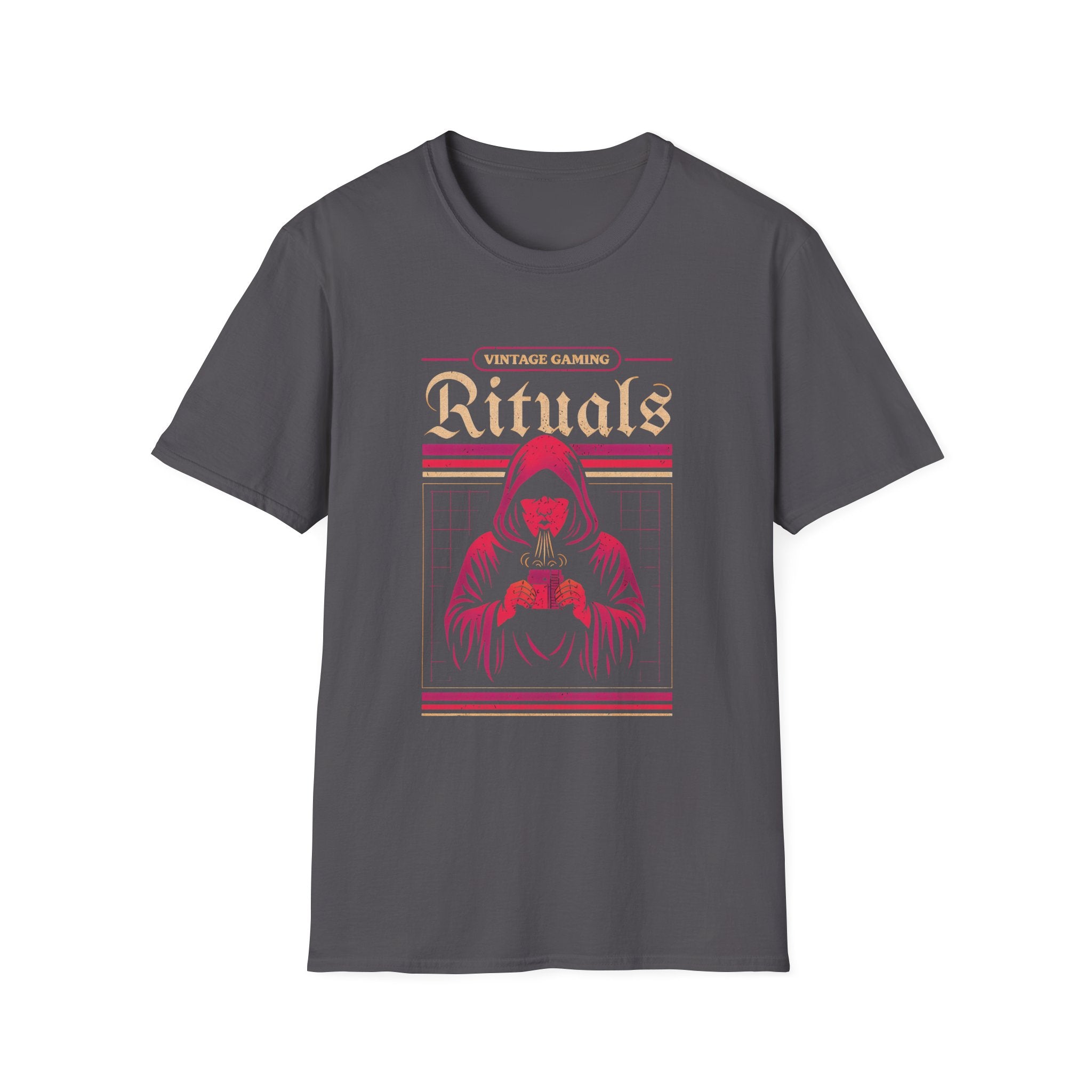 Vintage Gaming Rituals Retro Old School Gamer T-Shirt