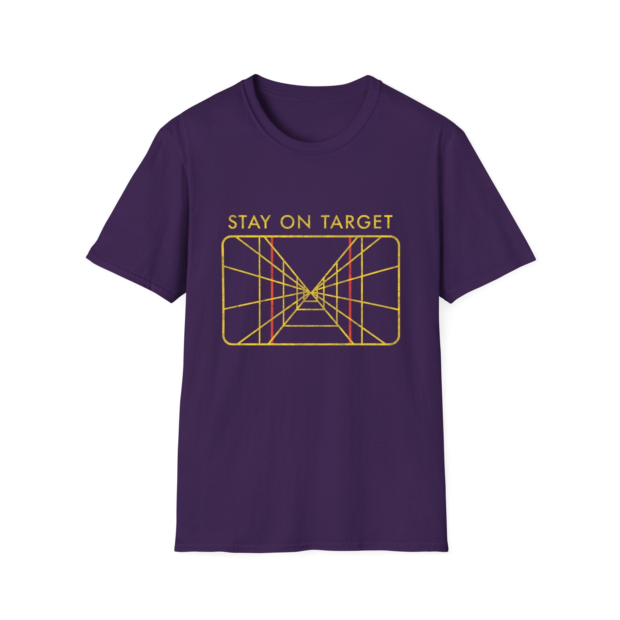Funny Pop Culture Stay on Target Arcade Retro 80s T-shirt