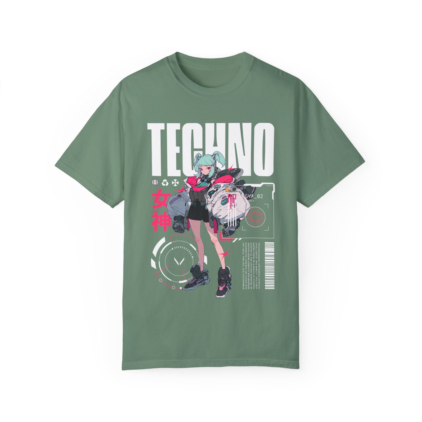 Techno Anime Girl T-shirt