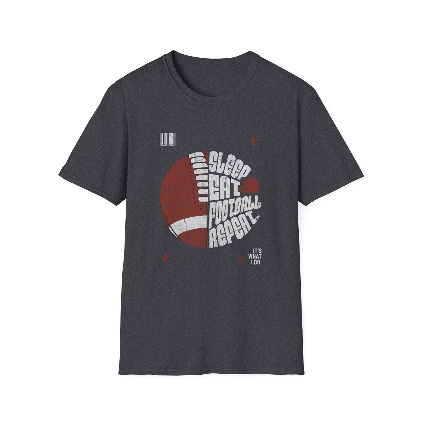 Eat Sleep Football Repeat Football Game Day T-Shirt