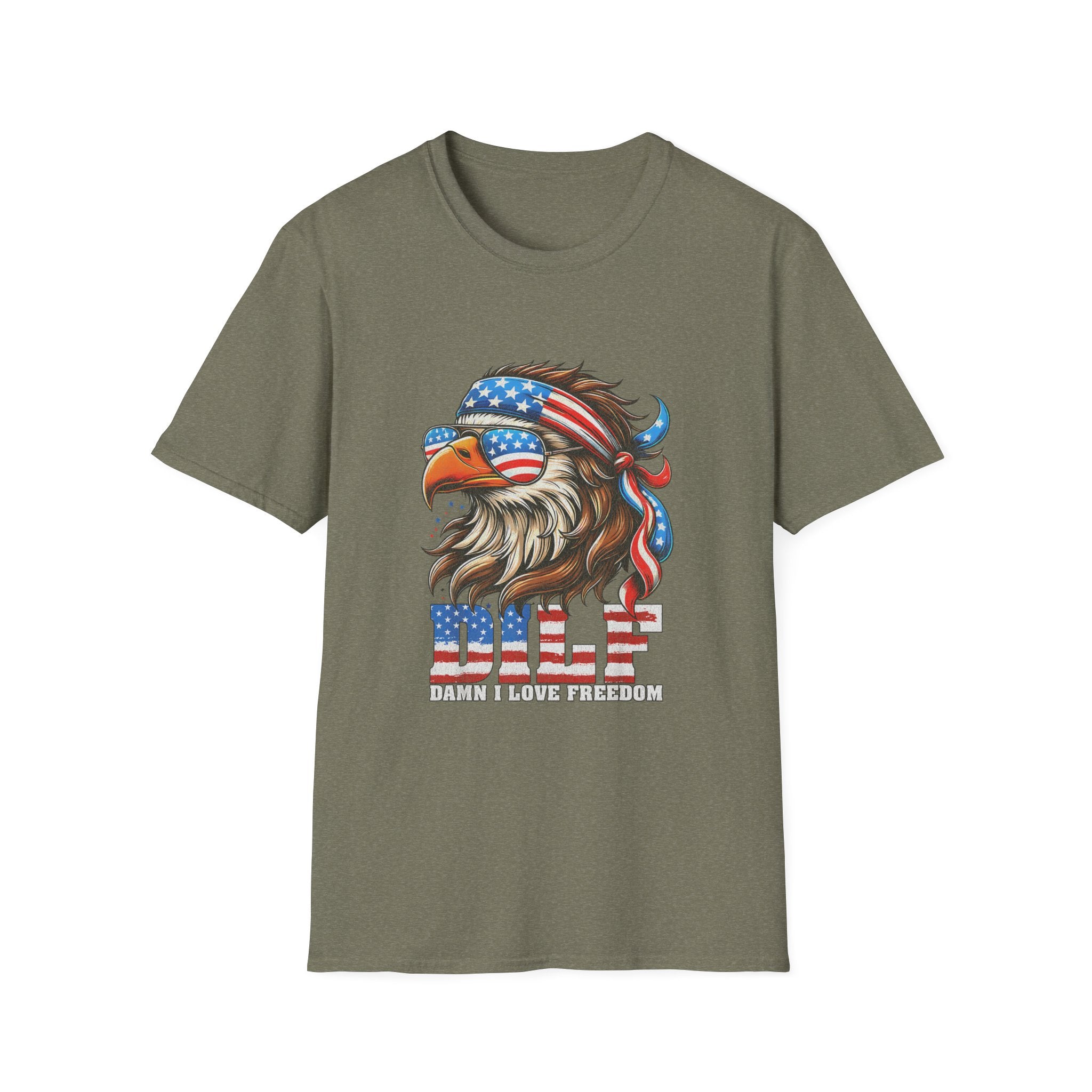America Bald Eagle MILF – Man I Love Freedom USA 4th of July T-shirt