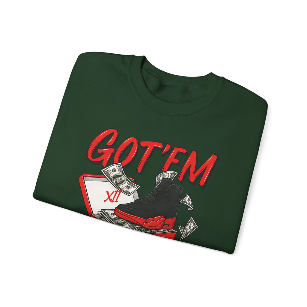 Streetwear Sneakerhead Match Jordan 12 Retro Flu Game Sweatshirt