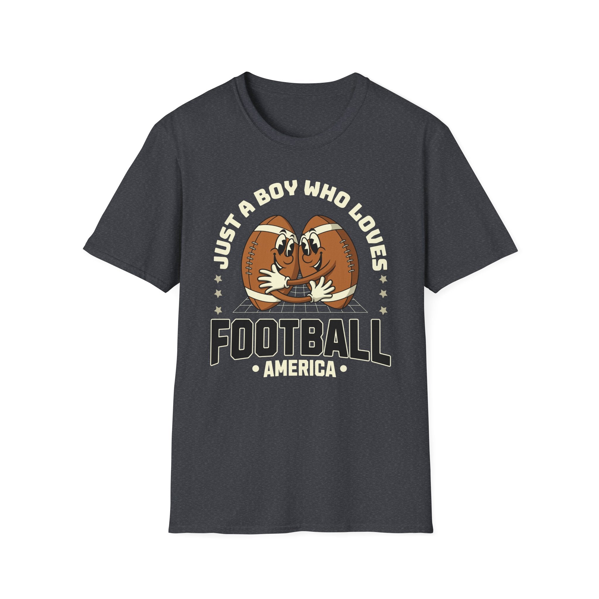 Just a Boy Who Loves Football Game Day T-Shirt