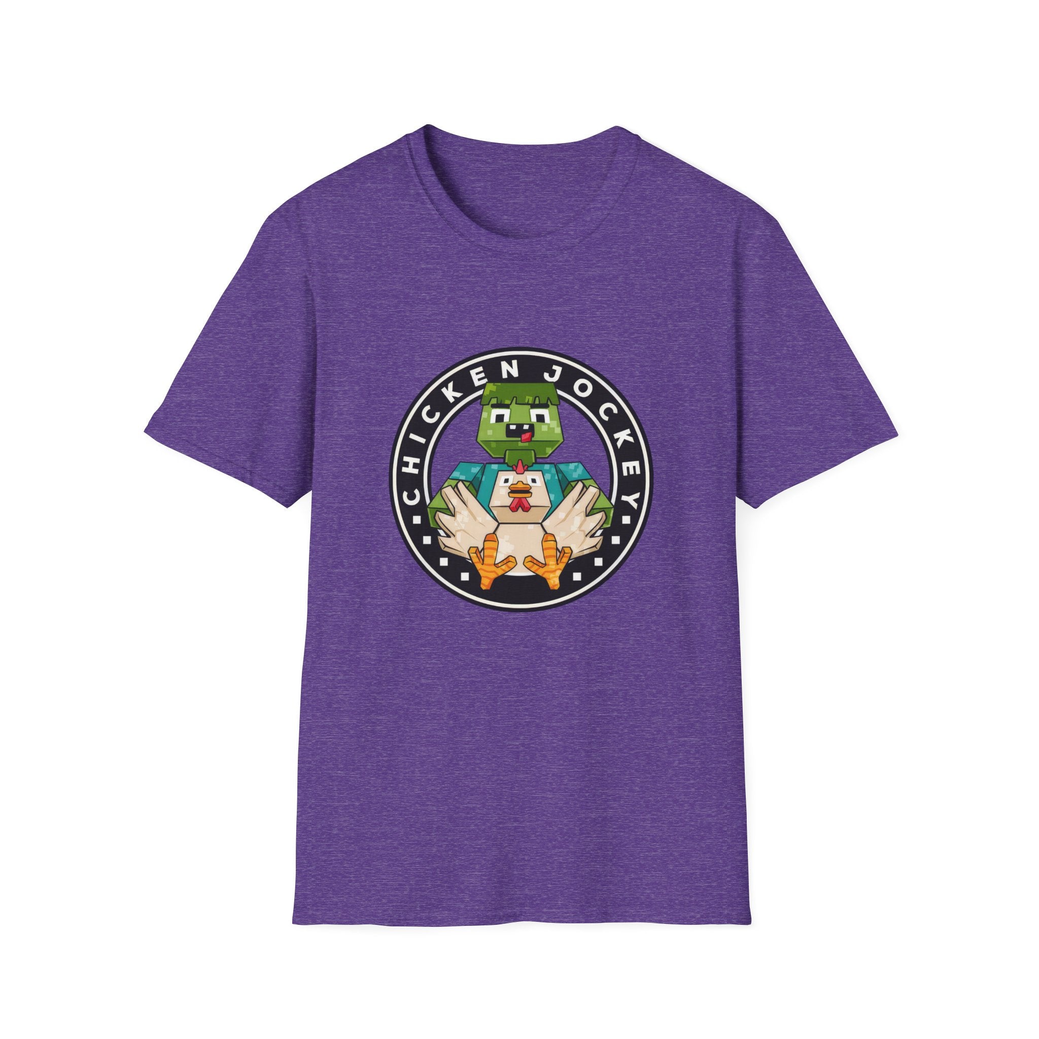 Funny Gaming Pixelated Chicken Jokey T-Shirt