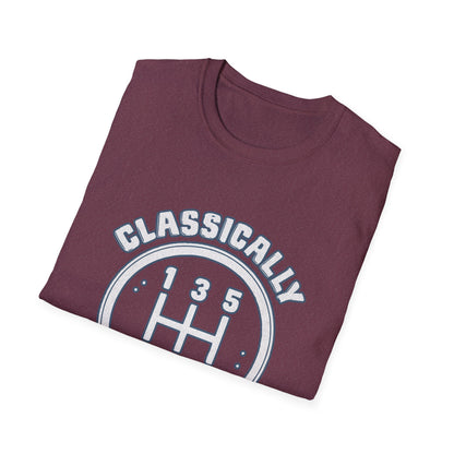 Classically Trained Stick Shift Hot Rod Gearhead Vintage Car T-Shirt