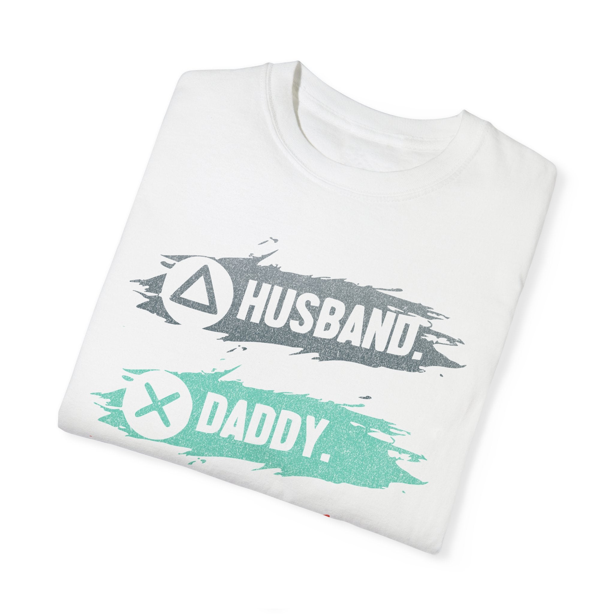 Husband Daddy Gamer Hero Funny Dad Gamer T-shirt