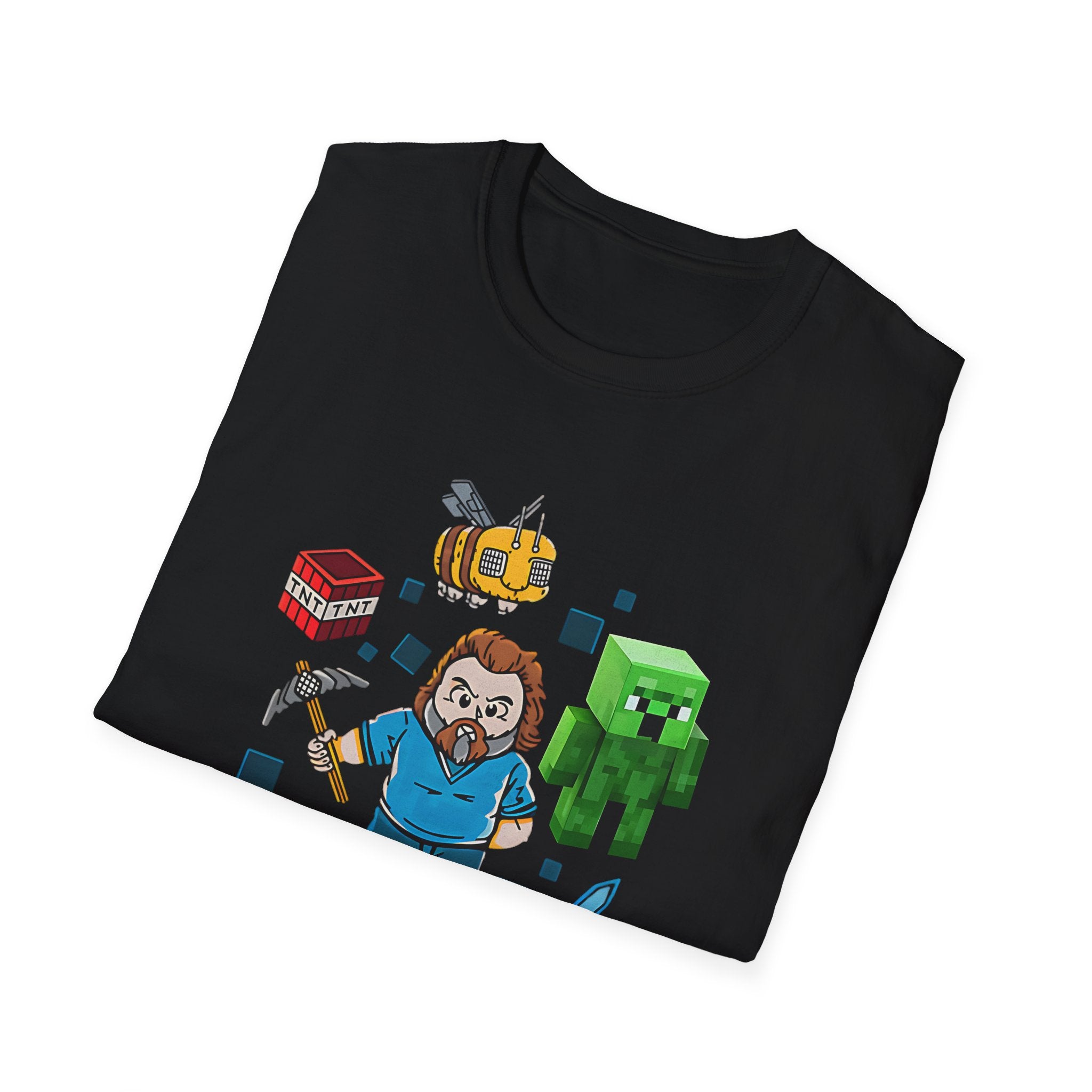 Pop Culture Mining & Crafting Funny Gaming T-Shirt