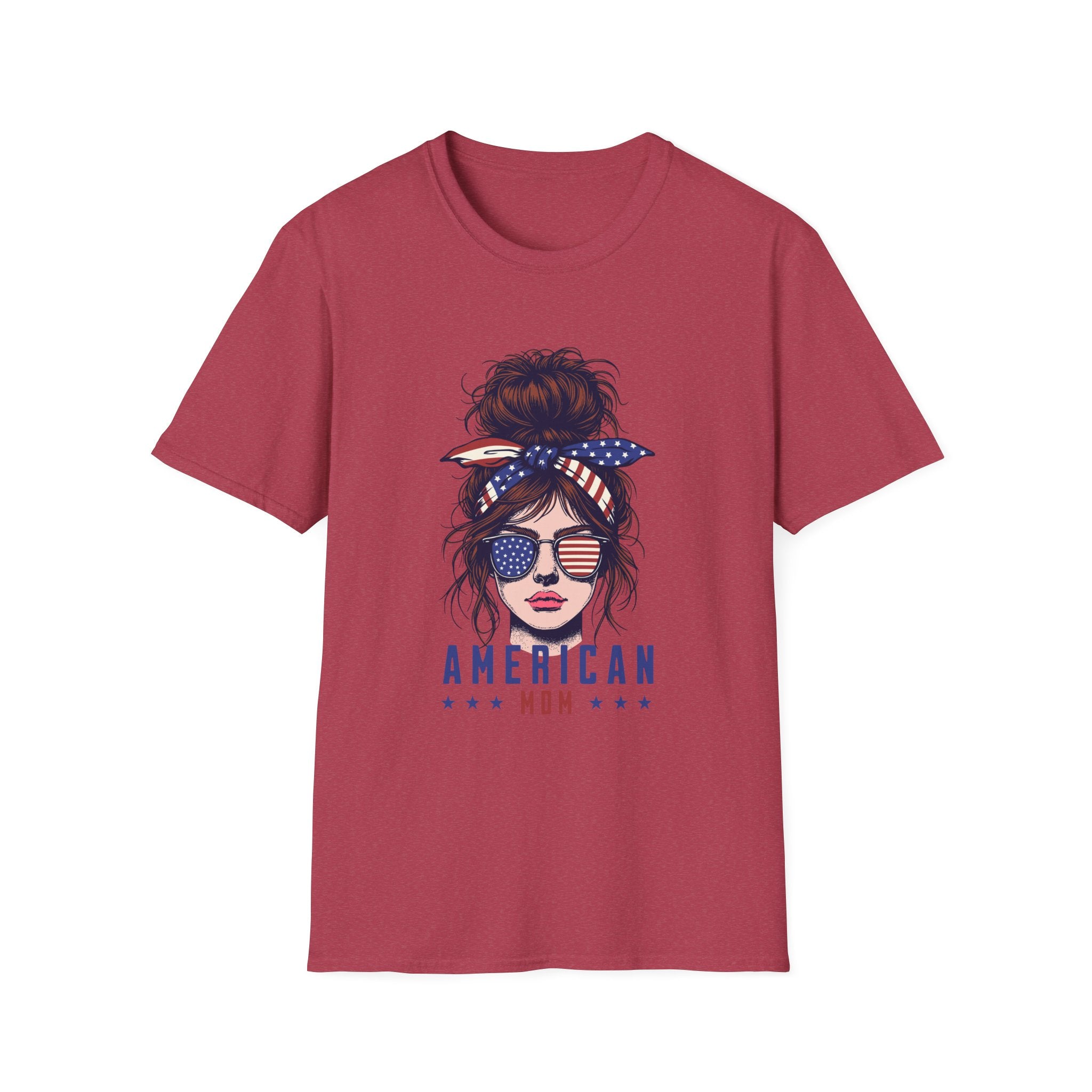 4th of July Gifts for Mothers American Mom T-shirt