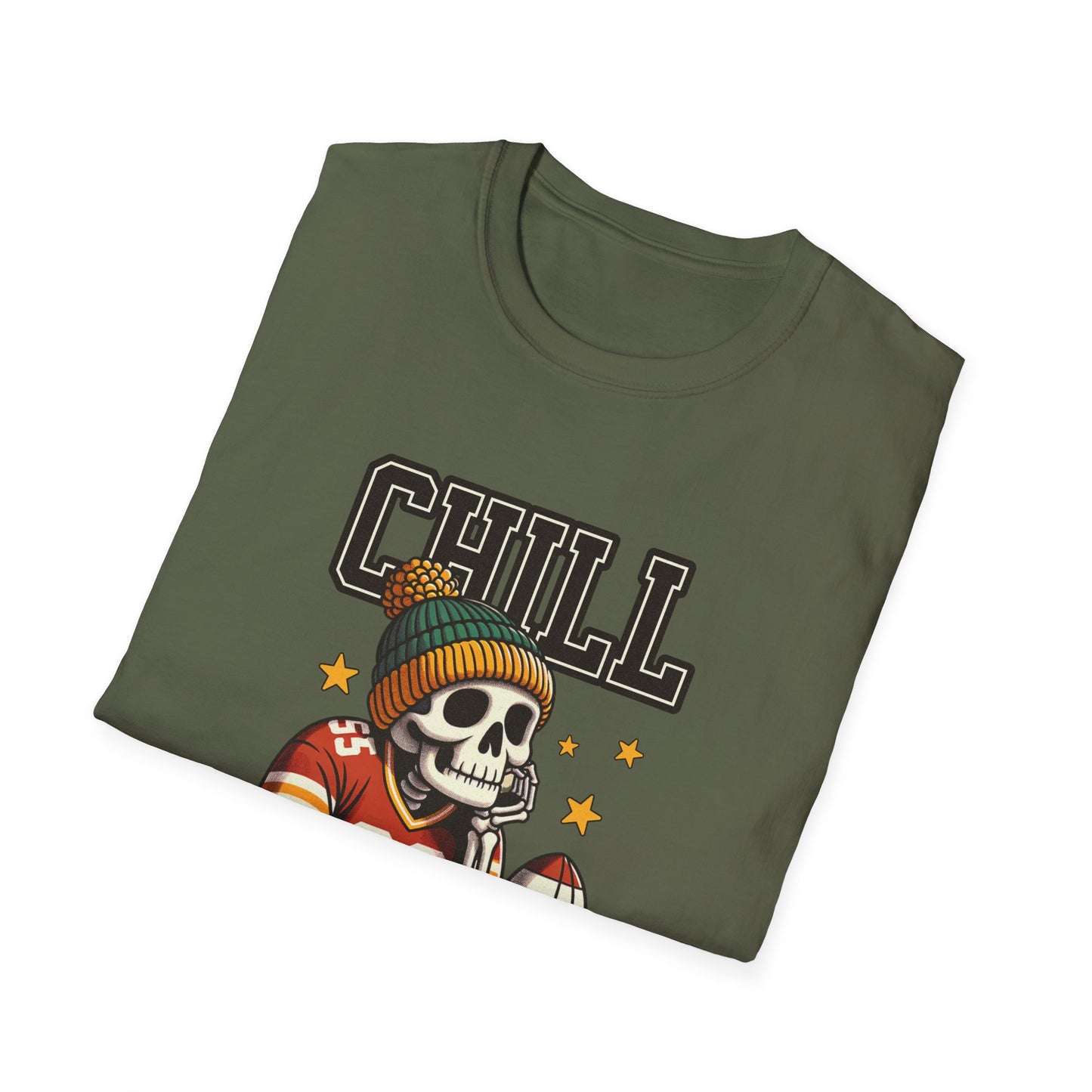 Coffee, Chill & Game Day Football Season T-Shirt