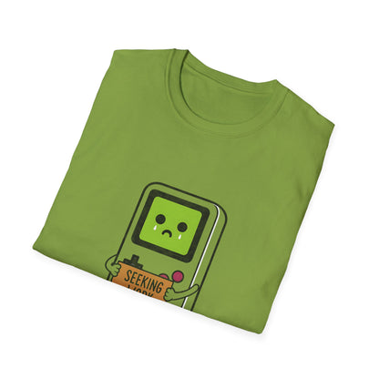 Seeking Work Funny Unemployed Retro Gamer T-Shirt