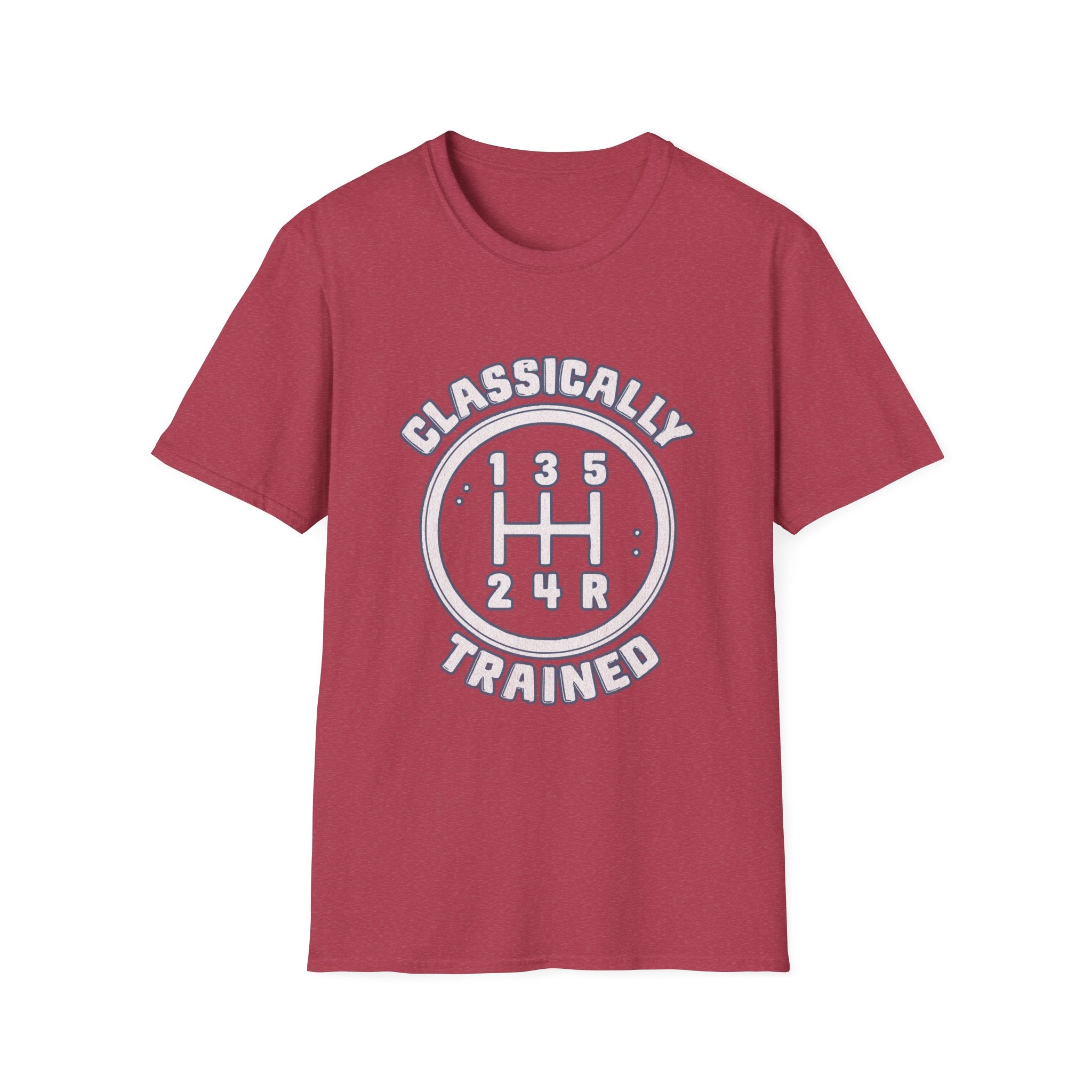 Classically Trained Stick Shift Hot Rod Gearhead Vintage Car T-Shirt