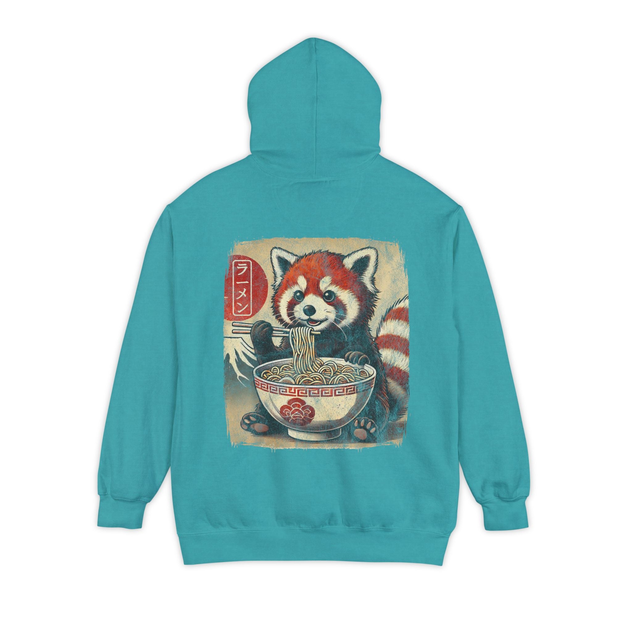 Japanese Anime Red Panda Ramen Hoodie