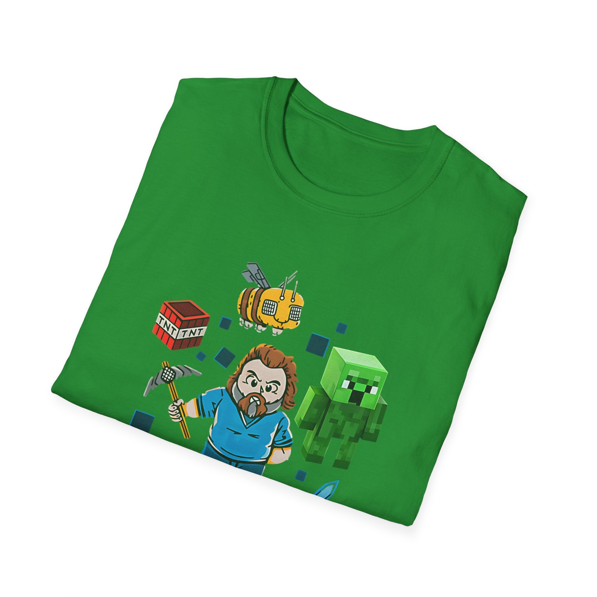Pop Culture Mining & Crafting Funny Gaming T-Shirt
